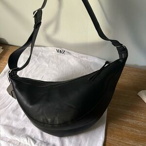 Black Zara cross body bag